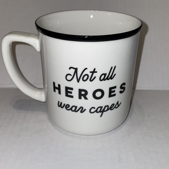 ‘Not All Heroes Wear Capes’ coffee mug. 14 oz - Picture 2 of 5
